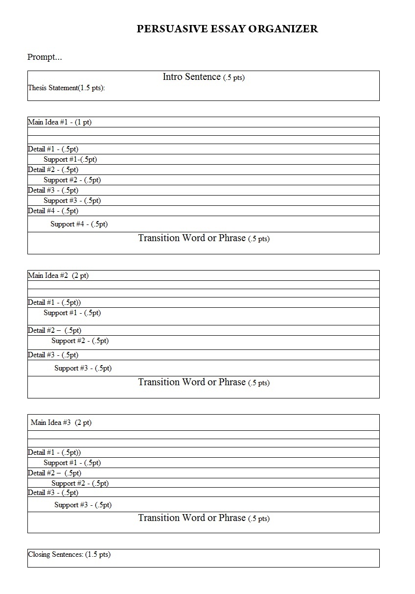 sample 5 paragraph essay middle school pdf